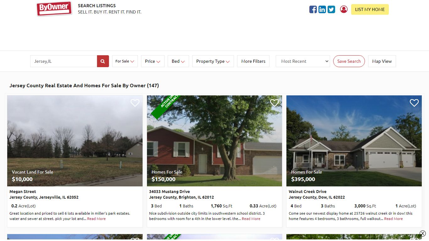 Jersey County, Illinois Homes For Sale By Owner | ByOwner.com